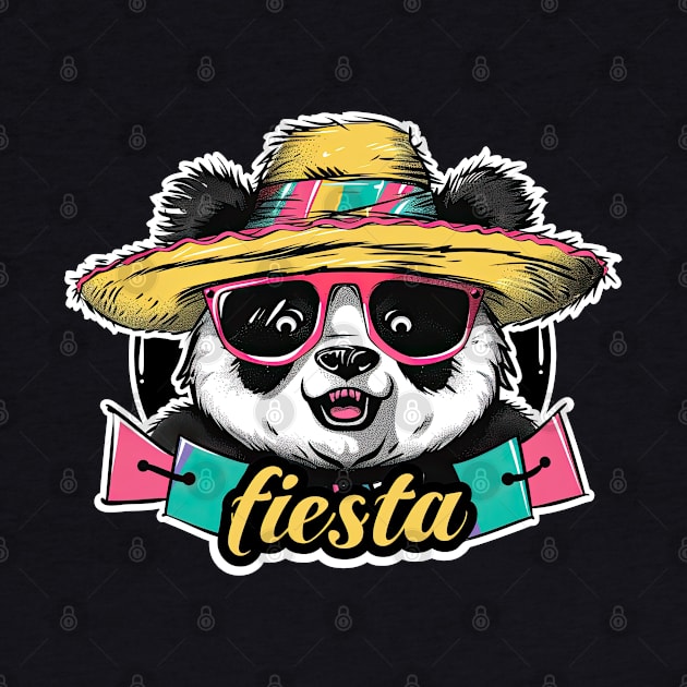 Cute panda cinco de mayo fiesta by emhaz